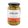 Zelené olivy Manzanilla plnené červenou paprikou 370g José Lou