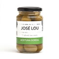 Veľké zelené olivy odrody Gordal s kôstkou 370g José Lou