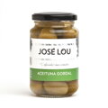 Veľké zelené olivy odrody Gordal s kôstkou 355g José Lou