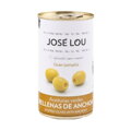 Zelené olivy Manzanilla plnené ančovičkami 350g José Lou