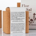 Kvety morskej soli Flor de Sal natural v korku 150g Salmarim