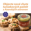 Pikantná tuniaková paštéta z Azorských ostrovov (bezlepková) v skle 120g Santa Catarina