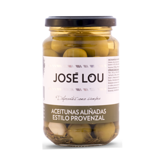 Zelené olivy na provensálsky spôsob 350g José Lou
