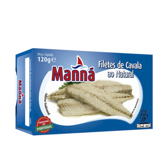 Filety makrely vo vlastnej šťave 120g Manná