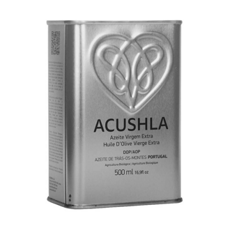Extra panenský olivový olej ACUSHLA bio organic 500ml plechovka