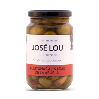 Zelené olivy v tradičnom náleve starej mamy 350g José Lou