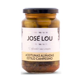Zelené olivy v náleve na vidiecky spôsob Campesino 350g José Lou