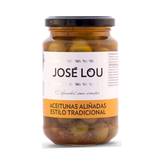Zelené olivy v marináde "José Lou Tradicional" 350g José Lou