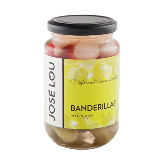 Španielske zeleninové špízy Banderillas 330g José Lou