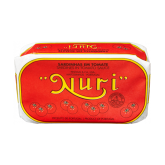 Portugalské sardinky v paradajkovej omáčke 125g Nuri