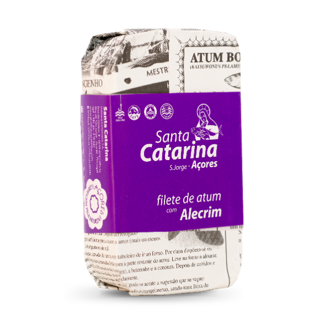 Filety tuniaka v olivovom oleji s rozmarínom 120g Santa Catarina