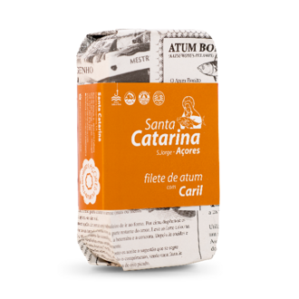 Filety tuniaka v olivovom oleji s karí 120g Santa Catarina