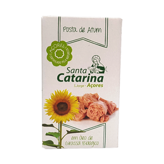 Tuniak v bio slnečnicovom oleji (ECOCERT) 120g Santa Catarina