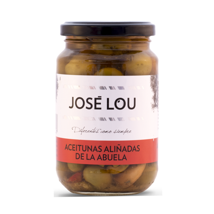Zelené olivy v tradičnom náleve starej mamy (Abuela) 350g José Lou