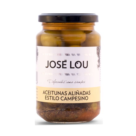 Zelené olivy v náleve na vidiecky spôsob Campesino 350g José Lou