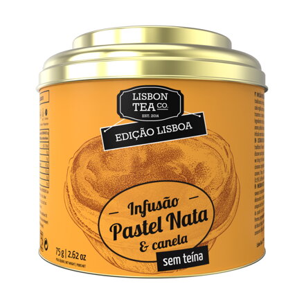 Ovocný čaj s príchuťou portugalského koláčika Pastel de Nata 75g Lisbon Tea