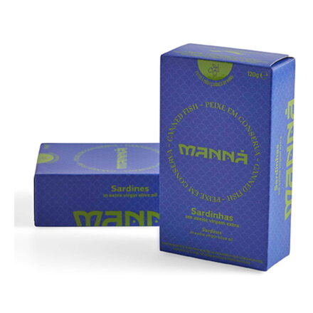 Portugalské sardinky v extra panenskom olivovom oleji 120g MANNÁ