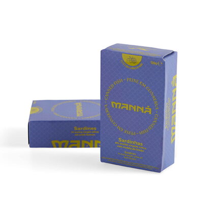 Portugalské sardinky v extra panenskom olivovom oleji s citrónom 120g Manná Gourmet