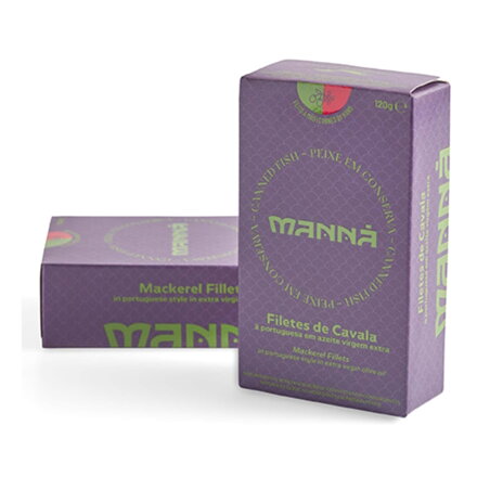 Filety makrely v extra panenskom olivovom oleji so zeleninou na portugalský spôsob (jemne pikantné) 120g MANNÁ