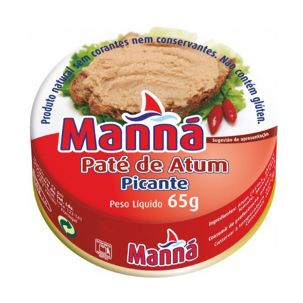 Tuniaková paštéta pikantná (bezlepková) 65g MANNÁ