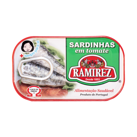 Portugalské sardinky v paradajkovej omáčke 125g Ramirez