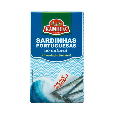 Portugalské sardinky vo vlastnej šťave 125g Ramirez