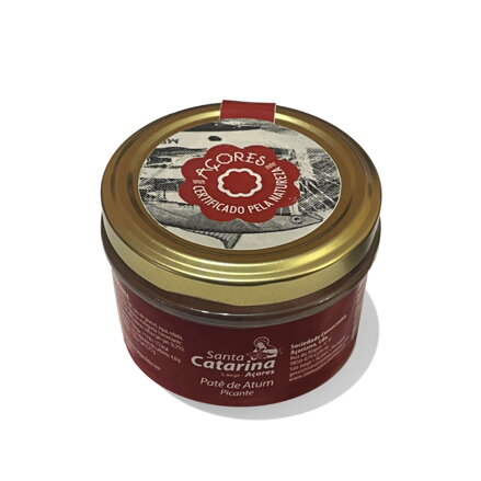 Pikantná tuniaková paštéta (bezlepková) v skle 120g Santa Catarina