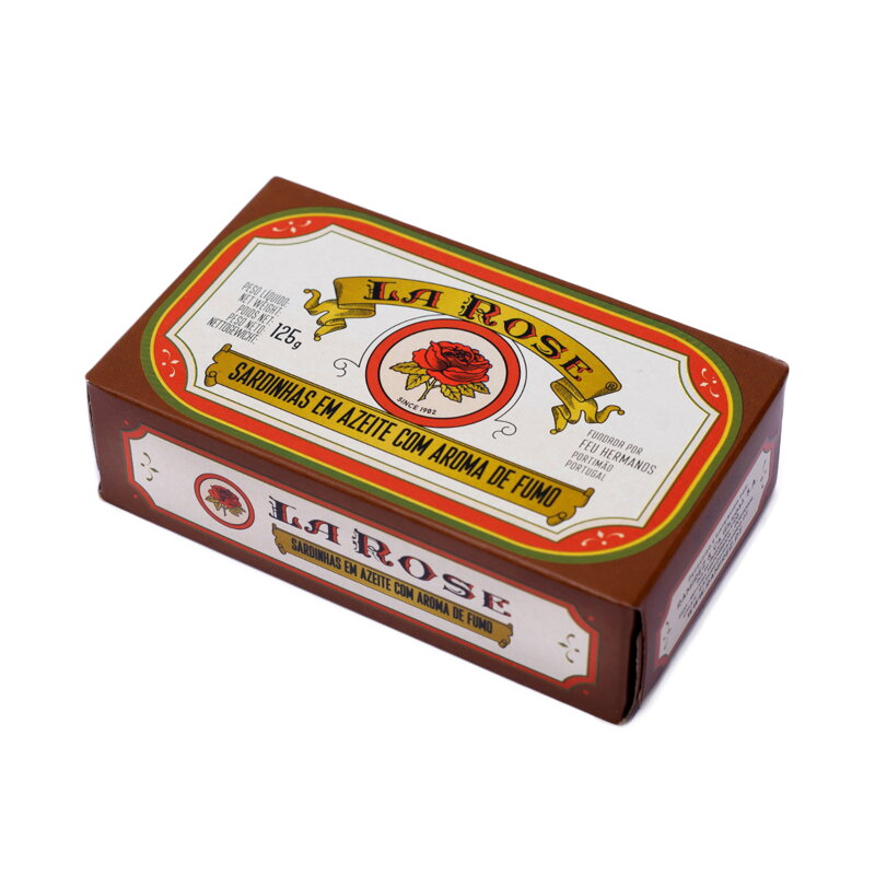 Sardinky údené v olivovom oleji s prírodnou dymovou arómou 125g La Rose