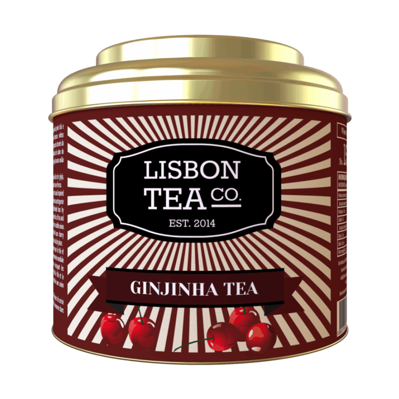 Čierny čaj s portugalským višňovým likérom Ginjinha a višňami 50g Lisbon Tea