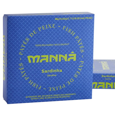 Sardinková paštéta 88g (balenie 4x22g) bezlepková MANNÁ