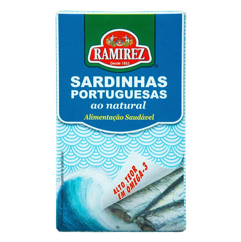 Portugalské sardinky vo vlastnej šťave 125g Ramirez