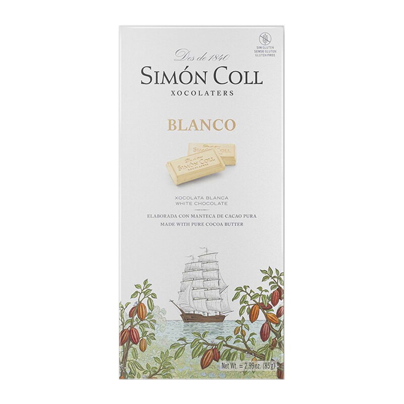 Biela mliečna čokoláda 85g Simón Coll
