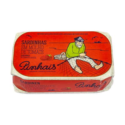 Portugalské sardinky v paradajkovej omáčke s olivovým olejom 125g Pinhais
