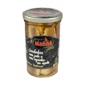 Portugalské sardinky bez kože a kostí v olivovom oleji 250g v skle Manná Gourmet
