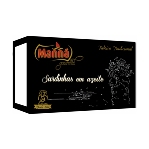 Portugalské sardinky v extra panenskom olivovom oleji 120g Manná Gourmet