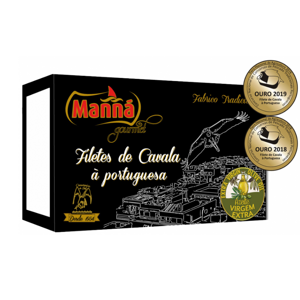 Filety makrely v extra panenskom olivovom oleji na portugalský spôsob 120g Manná Gourmet